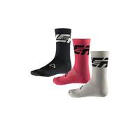 Chaussettes leatt mtb endurance multicolore 3 paires