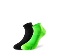 Lenz Chaussettes Running 3.0 Noir/Vert Taille 45-47 Homme