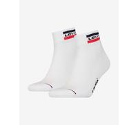 Chaussettes Levi's Sportswear Mid Cut blanc (2 paires) - 43-46