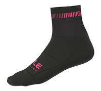 Alé Cycling Chaussettes de Cyclisme Mixte M Black Fluo Pink