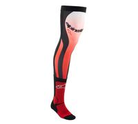 Alpinestars Chaussettes Cross Knee Brace – Noir/Blanc – Taille S/M Homme
