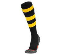 Stanno Original Chaussettes à rayures Noir/Jaune 30-35