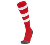 Stanno Original Chaussettes rayées 25-29 Rouge/Blanc