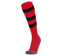 Stanno Chaussettes longues enfant Original rayées Rouge/Noir Taille 30-35