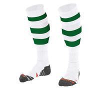 Stanno Chaussettes Original rayées Blanc/Vert 36-40
