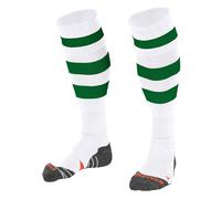 Stanno Original Chaussettes rayées 45-48 Blanc/Vert