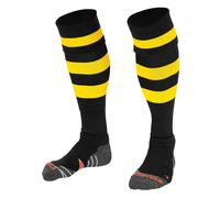 Stanno Original Chaussettes à rayures 36-40 Noir/Jaune