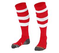 Stanno Original Chaussettes rayées 36-40 Rouge/Blanc