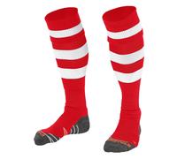 Stanno Chaussettes Original rayées 41-44 Rouge/Blanc