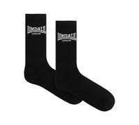 Lonsdale Chaussettes de sport Gilbert unisexes noir/blanc Lot de 6 Taille 43-46