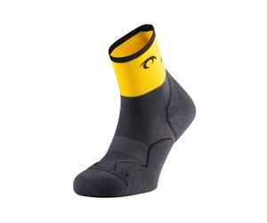 Chaussettes Lurbel Défi Four Gris Jaune, Taille M