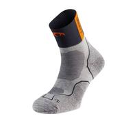 Chaussettes Lurbel Desafio Four gris glace orange noir - M