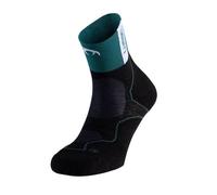 Chaussettes Lurbel Desafío Four Noir Vert, Taille L