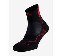 Chaussettes Lurbel Desafio Three noir intense rouge - M