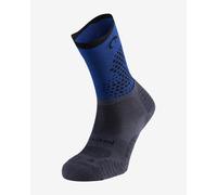 Chaussettes Lurbel Rise Flux Five gris anthracite bleu cobalt - XL