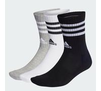 Chaussettes matelassées 3-Stripes (3 paires) Medium Grey Heather / White / Black / White 19-21