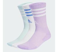Chaussettes matelassées 3-Stripes (3 paires) Powder Plum / White / Halo Mint 37-39