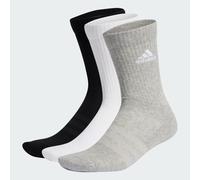 ADIDAS PERFORMANCE Chaussettes de sport 'Cushioned Crew 3 Pairs' gris chiné / noir / blanc, Taille 25-27