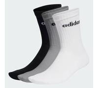 Chaussettes matelassées Linear (3 paires) Medium Grey Heather / White / Black 31-33