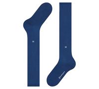 Burlington Chaussettes longues Homme Dublin M Kh coton unies Bleu Night Blue 6583 40-46 1 paire