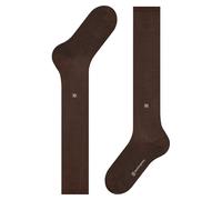 Burlington Chaussettes longues homme Dublin M Kh Coton uni Marron Chocolate 5043 40-46 1 paire
