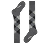 Burlington Chaussettes hautes pour homme EDINBURGH Taille 40-46 Asphalt Mel Gris