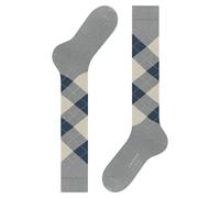 Burlington Chaussettes longues King M Kh coton fantaisie Gris Light Grey Melange 40-46 1 paire