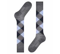 Burlington Chaussettes longues homme Manchester coton Argyle Gris Concrete Melange 40-46