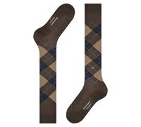 Burlington Chaussettes longues Homme Manchester MKh coton fantaisie Marron Chocolate 5043 40-46