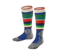 Falke Chaussettes de ski SK2 Intermediate K Laine fonctionnelle Mixte enfant Bleu Yve 31-34
