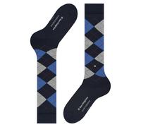 Burlington Chaussettes longues Marylebone Femme Laine fantaisie Bleu marine 36-41
