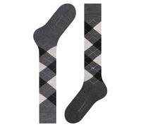 Burlington Chaussettes longues Femme Marylebone W Kh – Laine fantaisie – Gris Asphalt Melange, 36-41