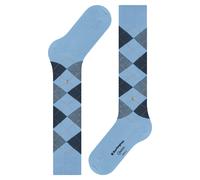 Burlington Chaussettes longues Femme Queen – coton fantaisie, 1 paire, Bleu (36-41) 6541