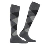 Chaussettes mi-bas femme Burlington Queen Gris 36/41