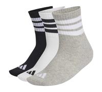 Adidas Performance Chaussettes de sport Ess 3 paires rembourrées gris/noir/blanc Taille 49-51