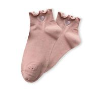 Chaussettes Mi-Hautes Coeur Tendre & Volant