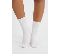 Chaussettes mi-hautes - Coton Midi - TU - Blanc - Femme - Etam