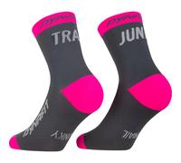 Dynafit - Trail Mid - Chaussettes de running - EU 35-38 - cinder / pink glo