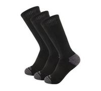 Chaussettes mi-hautes rembourrées Merrell Eco, fabriquées à partir de matériaux recyclés, rembourrage et soutien de la voûte plantaire, anti-odeurs, noir, taille moyenne à grande, lot de 3
