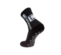 TAPEDESIGN Chaussettes antidérapantes Classic – 1 paire, anti-ampoule, Noir 37-48