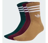 adidas Chaussettes 3-Stripes Crew Socks 3 Pairs in Multicolore M