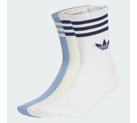 Chaussettes mi-mollet 3 bandes (3 paires) White / Tactile Blue / Cream White 40-42