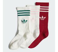 Chaussettes mi-mollet (3 paires) Collegiate Burgundy / Off White / Spring Yellow 28-30