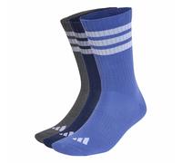 Chaussettes mi-mollet adidas 3-Stripes (x3) Bleu 43/45