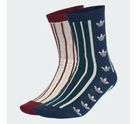 CHAUSSETTES MI-MOLLET ADIDAS ORIGINALS (2 PAIRES) DANS BOÎTE CADEAU Night Indigo / Off White 37-39