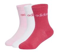 Chaussettes mi-mollet bébé adidas Linear (x3) Blanc 22/24