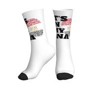 Chaussettes Mi-Mollet Egyptian It'S In My Dna Egypt Flag Socquette Sportswear Confortables Sport Sock Respirant Chaussette De Sport Pour Randonnée Cadeaux Fitness 40Cm