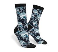 Chaussettes Mi-Mollet Embrasé Socquette Sportswear Résistant Aux Odeurs Sport Sock Respirant Randonnée Pourfitness Cyclisme