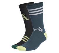 Chaussettes mi-mollet enfant adidas Brand Love (x3) Vert 28/30