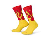 Chaussettes mi-mollet épaisses Nike Everyday Plus (1 paire) University Red/Tour Yellow/Blanc 34-38